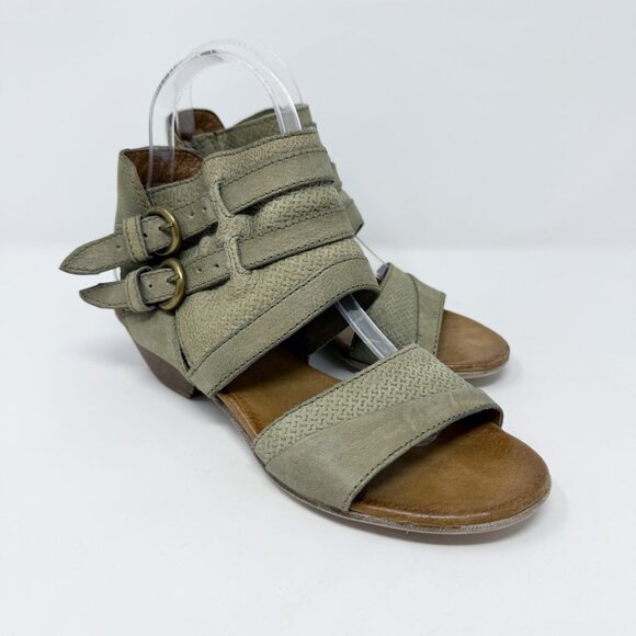 Miz Mooz Sage Green	Leather Sandals Women's Size EU 36/US Size 5.5-6 EUC - Picture 9 of 9